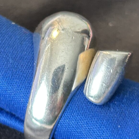 Silpada Sterling Silver Dual Metal Wrap Ring R1869 - Size 9 - Picture 2 of 5